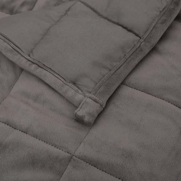 vidaXL Painopeitto harmaa 200x200 cm 13 kg kangas