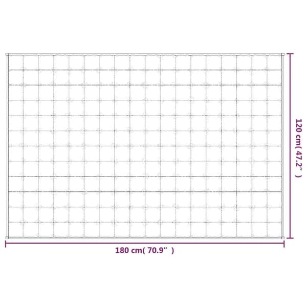 vidaXL Painopeitto harmaa 120x180 cm 5 kg kangas