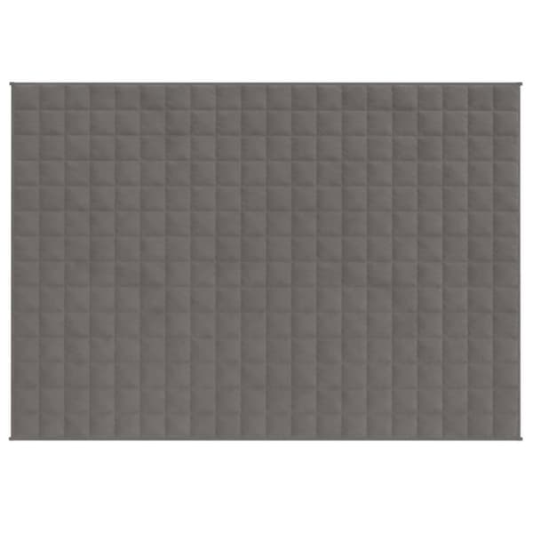 vidaXL Vektdyne grå 152x203 cm 7 kg stoff