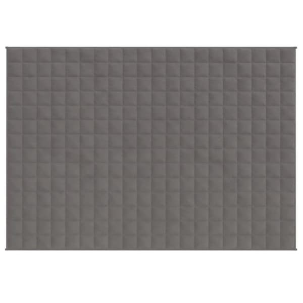vidaXL Vektdyne grå 152x203 cm 11 kg stoff