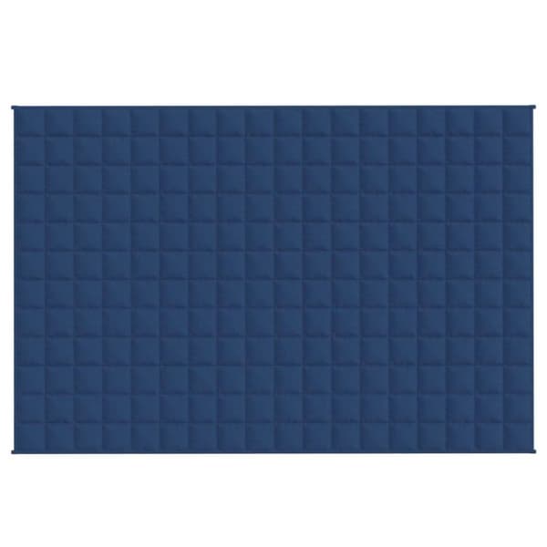 vidaXL Vektdyne blå 122x183 cm 9 kg stoff