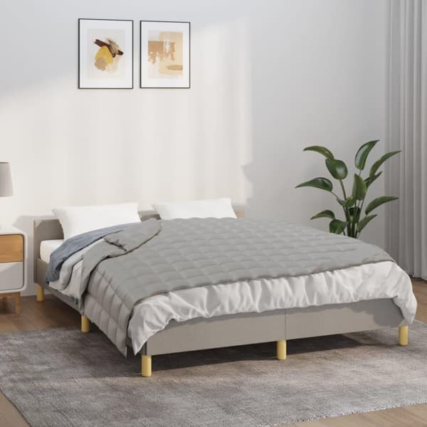 vidaXL Painopeitto harmaa 120x180 cm 9 kg kangas
