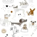 Miniatyrbild 4 av 6: Sängöverdrag Panzup Dogs 1 Säng 180/200