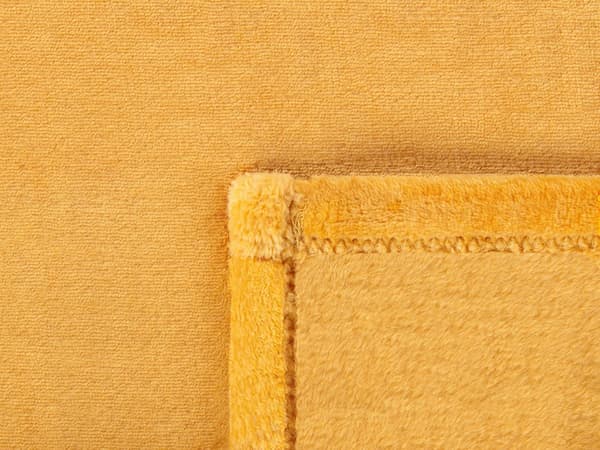 Fleecetæppe Orange Polyester 200 x 220 cm Blød Hyggetæppe til Sofaen Plaid til Seng Dekoration Moderne Tilbehør Varm Tæppe