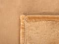 Miniatyrbild 5 av 5: Pläd Sandbeige Polyester 200 x 220 cm Mjuk Sängöverkast Hemtillbehör Modern Design