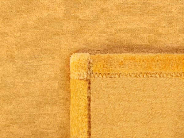 Pledd Oransje Polyester 200 x 220 cm Mykt Moderne design Sengeteppe Dekorativt Tilbehør Tekstiler Soverom Stue