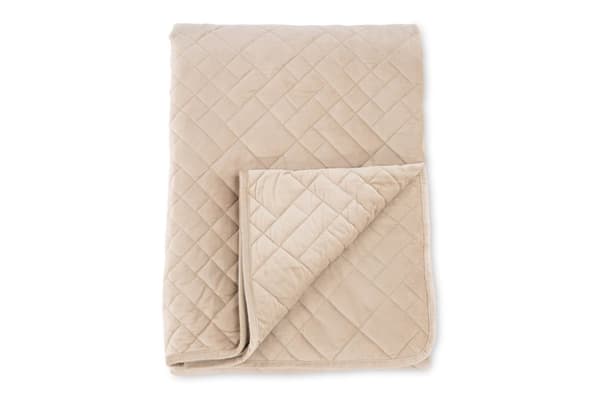 Jilly sengetæppe 80x260cm beige.