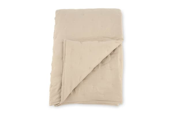 Sally sengetæppe 80x150cm beige.