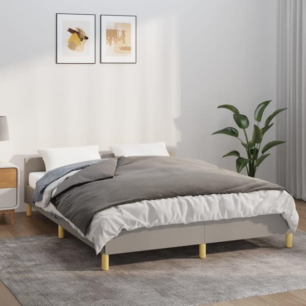 vidaXL Painopeitto päällisellä harmaa 135x200 cm 6 kg kangas