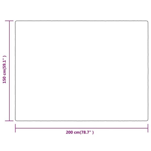 vidaXL Filt desert mist 150x200 cm polyester