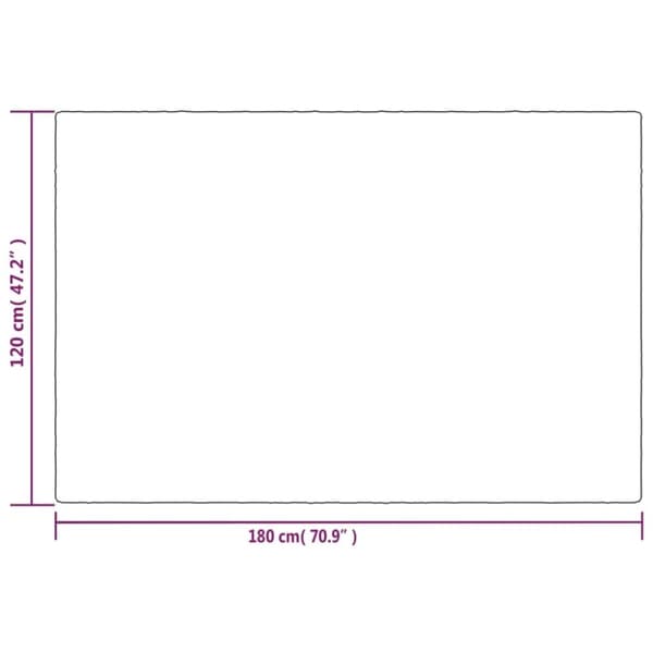 vidaXL tyngdetæppe med betræk 120x180 cm 9 kg stof grå