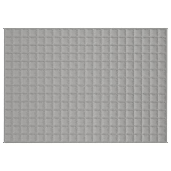 vidaXL Tyngdtäcke grå 140x200 cm 6 kg tyg