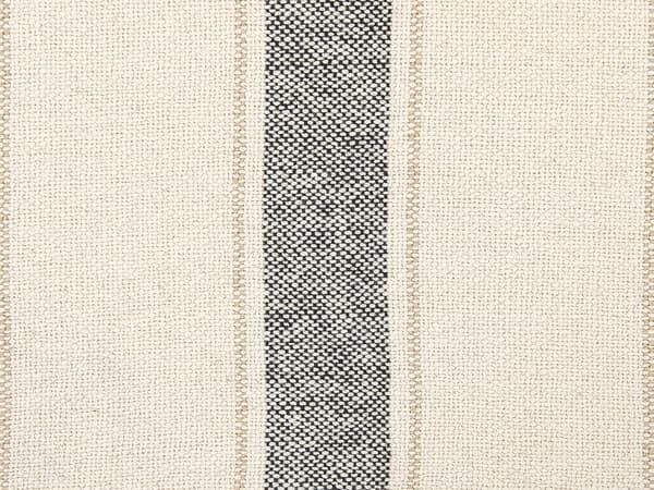 Torkkupeitto beige harmaa 130 x 170 cm puuvilla polyesteri käsintehty tupsut raidallinen boho