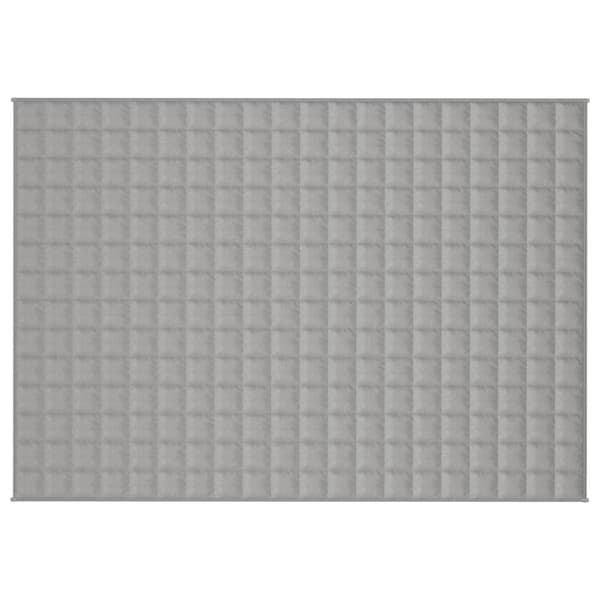 vidaXL Tyngdtäcke grå 140x200 cm 10 kg tyg