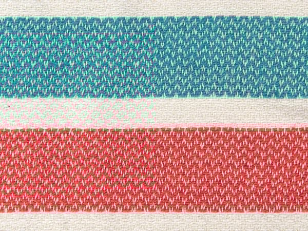 Plaid Multifarvet Polyester 135 x 150 cm Blød Hyggetæppe til Sofa Moderne Stribet Varm Hyggetæppe med Kvaster Design Inspiration Senge Plaid