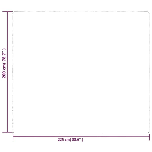 vidaXL Painopeitto suojalla harmaa 200x225 cm 13 kg kangas