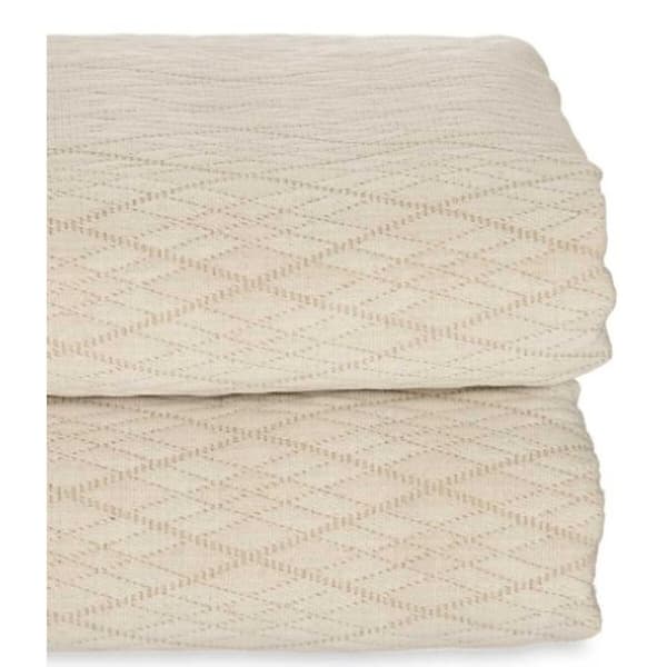 Sengetæppe (vattæppe) 180 x 260 cm Romber Beige (4 enheder)