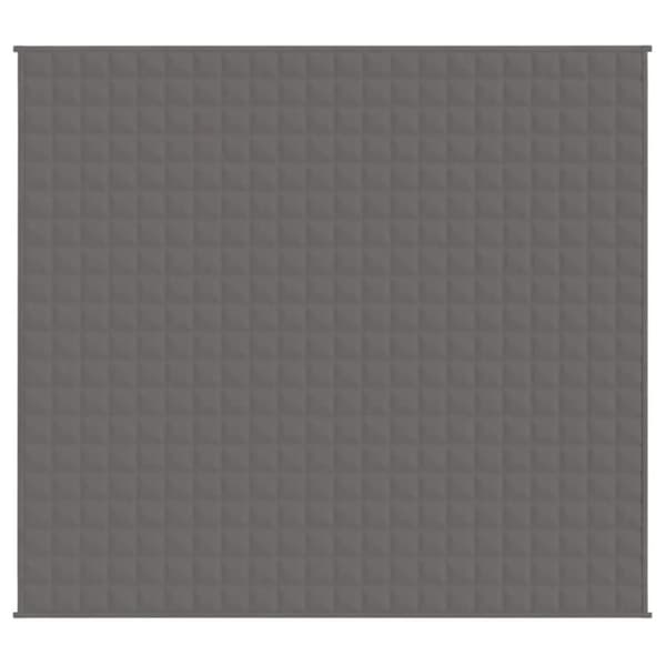 vidaXL Vektdyne grå 200x225 cm 9 kg stoff