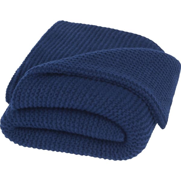 Seasons Suzy Polyester Knitted Blanket Navy 120cm x 150cm