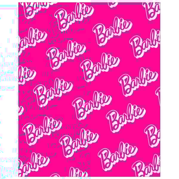 Barbie coral teppe fleece teppe