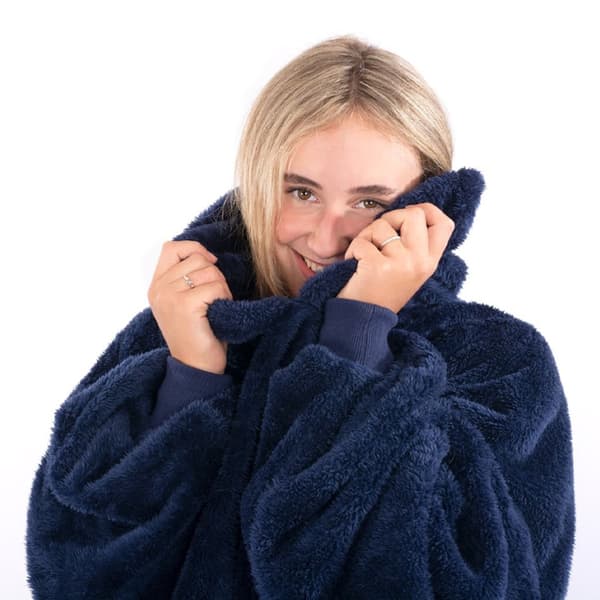 Snug Rug Sherpa Hoodie Blå