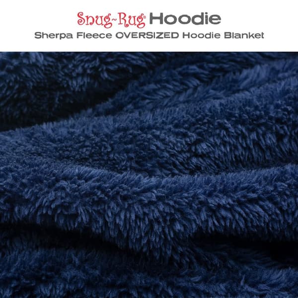Snug Rug Sherpa Hoodie Blå