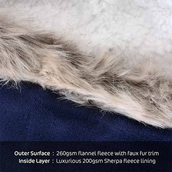 Snug Rug Eskimo Hoodie Blå