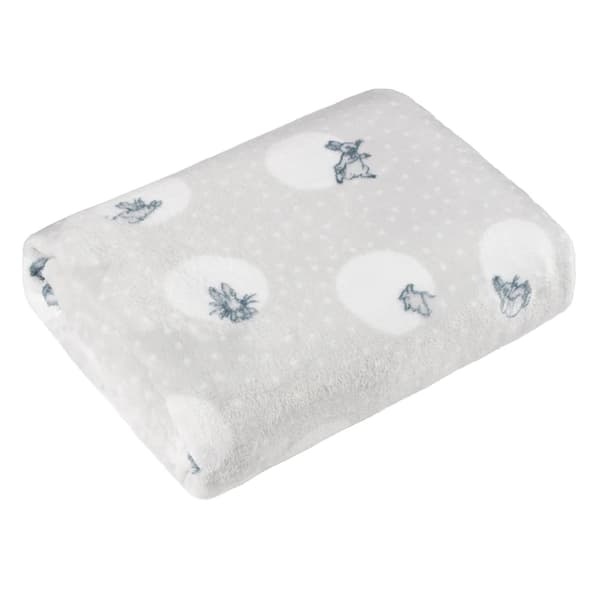Peter Rabbit Spot Me Throw Multicoloured 150mm x 130mm