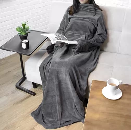 Snug Rug - Oversized Hoodie med Luva - Filt