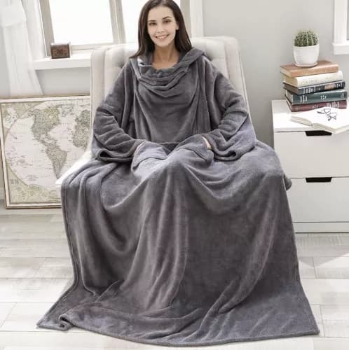 Snug Rug - Oversized Hoodie med Luva - Filt