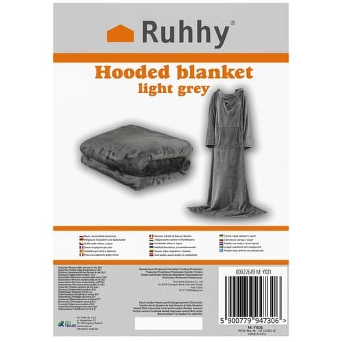 Snug Rug - Oversized Hoodie med Luva - Filt