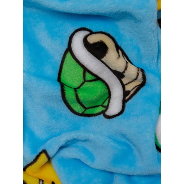 Super Mario Continue Rotary Fleece Blanket
