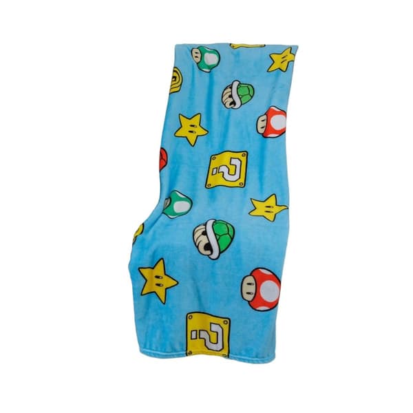 Super Mario Continue Rotary Fleece Blanket