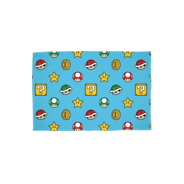 Super Mario Continue Rotary Fleece Blanket