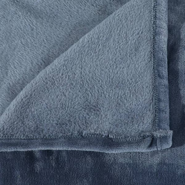 tæppe 130x170 cm polyester mørkegrå