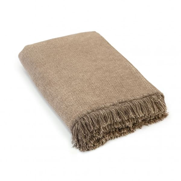 FIR bomullsfilt 150x200 beige
