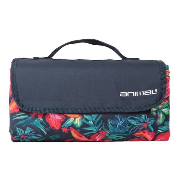 Animal Recycled Floral Picnic Mat Navy One Size