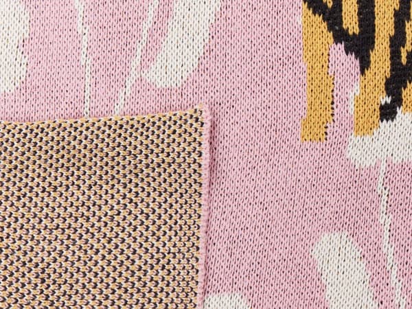 Barnfilt Rosa Bomull 130 x 180 cm Sängfilt Mysigt Tigermönster Sovrum Barnrum Modern Design