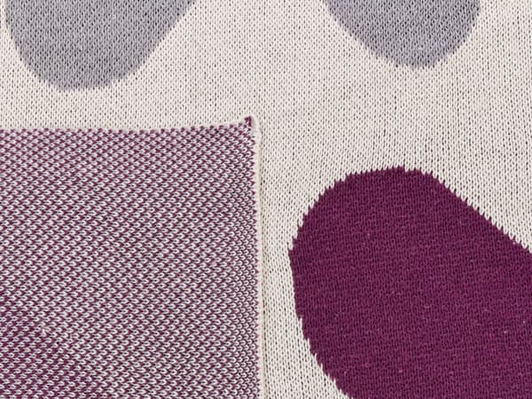 Plaid Multifarvet Bomuld 130 x 170 cm Blød Hyggetæppe til Sofa Moderne Bølge Mønster Varm Bomuldstæppe Design Skandinavisk Senge Plaid