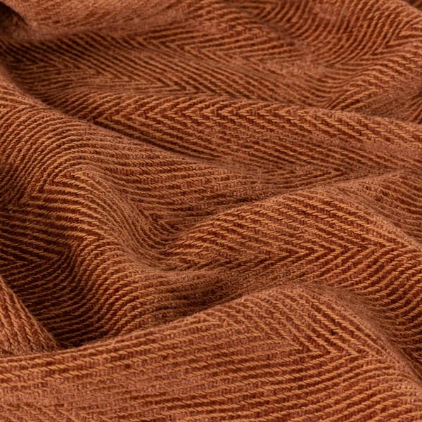 Yard Harri Herringbone Fringe Throw