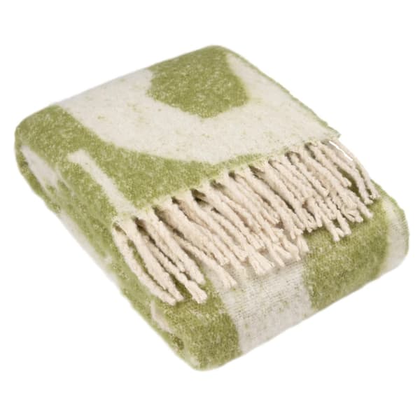 Hoem Meta Jacquard Tassel Throw