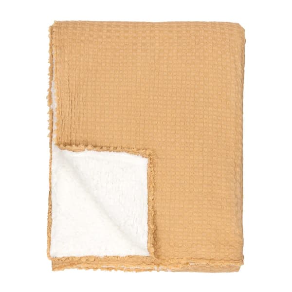 Yard Ronan Sherpa Fleece Waffle Throw