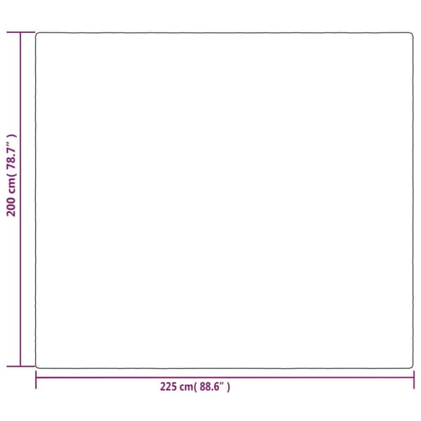 tyngdetæppe med betræk 200x225 cm 13 kg stof grå