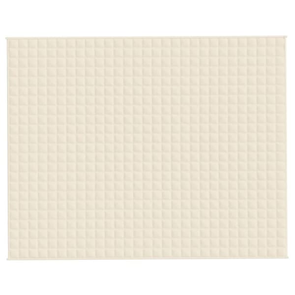 Painopeitto vaalea kerma 235x290 cm 15 kg kangas