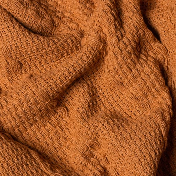 Yard Caliche Woven Tassel Trim Throw