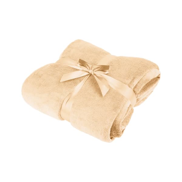 Fleece tæppe 200x220 cm TEESA - creme