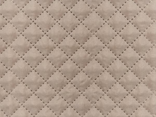 Sengetæppe Taupe Polyesterstof 200 x 220 cm Præget mønster Dekorativt sengetøj Klassisk design Soveværelse