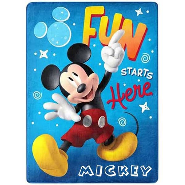 Fleece-peitto 100x140 Mikki Hiiri