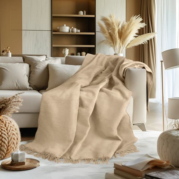 Bomuld T tæppe/B802/150x200 beige
