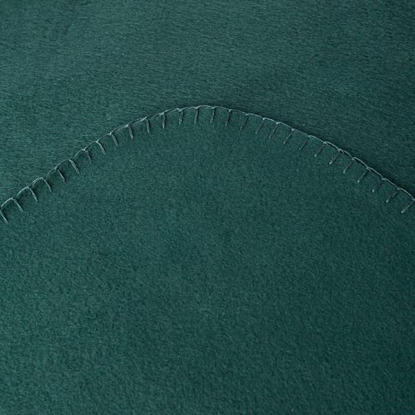 LUKKA fleece tæppe/mørkegrøn/150x200